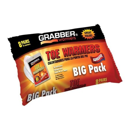 GRABBER WARMERS Toe Warmer Adhesive 6 Hr 8Pack TWES8